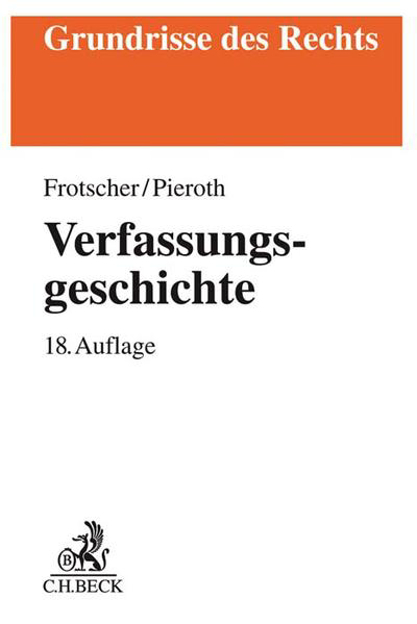Bild zu Verfassungsgeschichte von Frotscher, Werner 