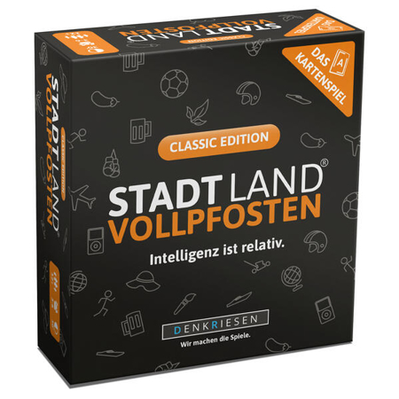 Bild zu DENKRIESEN - STADT LAND VOLLPFOSTEN - Das Kartenspiel - Classic Edition von Denkriesen (Hrsg.)