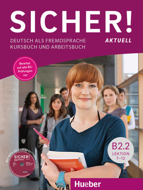 Bild zu Sicher! aktuell B2.2 / Kurs- und Arbeitsbuch mit MP3-CD zum Arbeitsbuch, Lektion 7-12 von Perlmann-Balme, Michaela 