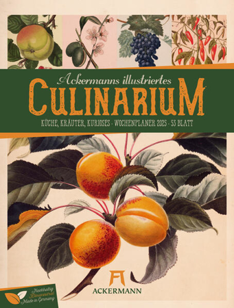 Bild zu Culinarium - Küche, Kräuter, Kurioses - Vintage Wochenplaner Kalender 2025 von Ackermann Kunstverlag