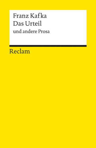 Bild zu Das Urteil und andere Prosa von Kafka, Franz 