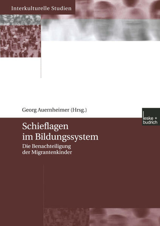 Bild zu Schieflagen im Bildungssystem (eBook) von Auernheimer, Georg (Hrsg.)