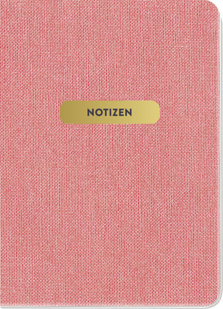 Bild zu Notizheft Blumenglück Rosa von Groh Verlag (Hrsg.)