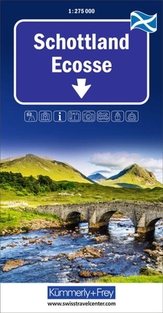 Bild zu Schottland, Regionalstrassenkarte 1:275'000. 1:275'000 von Hallwag Kümmerly+Frey AG (Hrsg.)