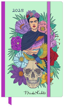 Bild zu DUMONT - Frida Kahlo 2025 Wochen-Notizkalender, 9x14cm, Taschenkalender mit Verschlussband & Falttasche, viele nützliche Sonderseiten von DUMONT Kalender (Hrsg.)