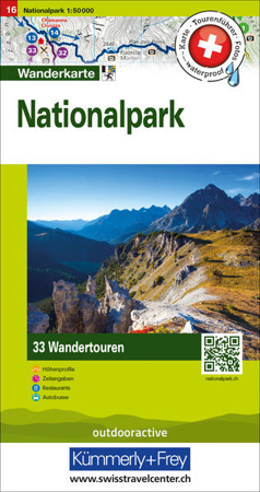 Bild zu Nationalpark Nr. 16 Touren-Wanderkarte 1:50 000. 1:50'000 von Hallwag Kümmerly+Frey AG (Hrsg.)