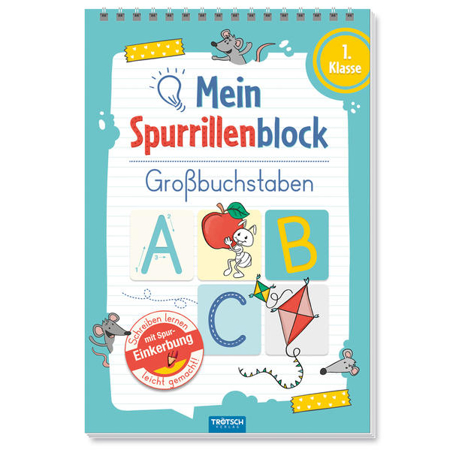 Bild zu Trötsch Mein Spurrillenblock Großbuchstaben Übungsbuch von Trötsch Verlag GmbH & Co. KG (Hrsg.)