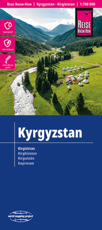 Bild zu Reise Know-How Landkarte Kirgisistan / Kyrgyzstan (1:700.000). 1:700'000