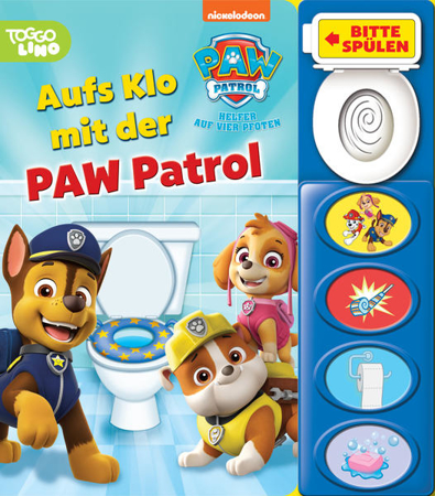 Bild zu PAW Patrol - Aufs Klo mit der PAW Patrol - Mein Klo-Soundbuch - Pappbilderbuch mit Klospülung und 8 Geräuschen von Phoenix International Publications Germany GmbH (Hrsg.)