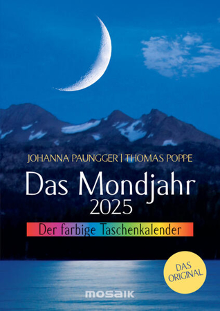 Bild von Das Mondjahr 2025 - Der farbige Taschenkalender von Paungger, Johanna 